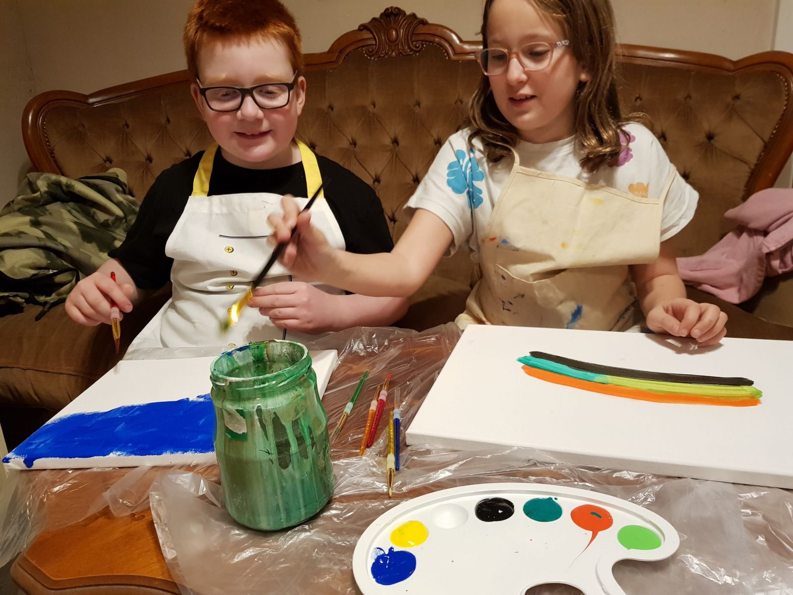Kunsttherapie Kinder malen